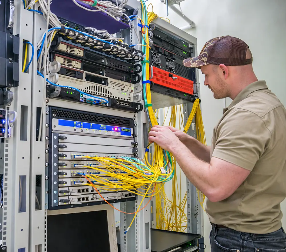 Network infrastructure for managed IT services